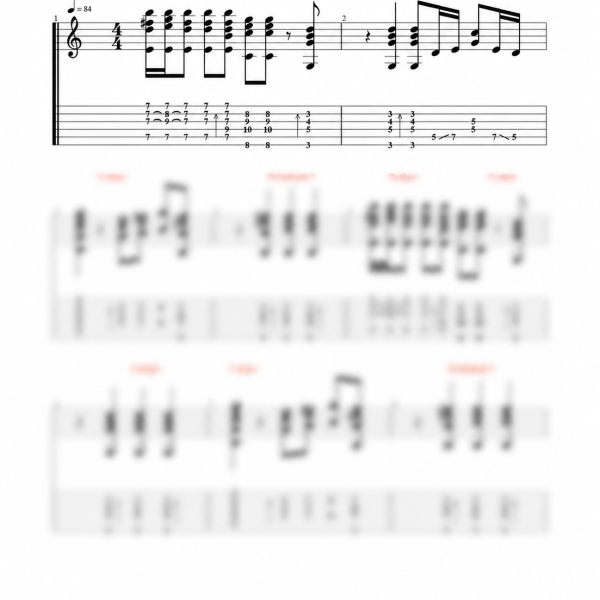 Don't Play With Fire Guitar Tabs