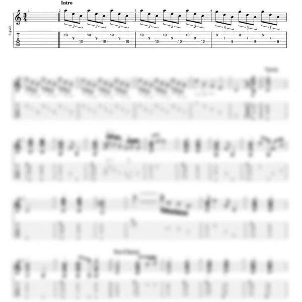 Don't Play With Fire Guitar Tabs