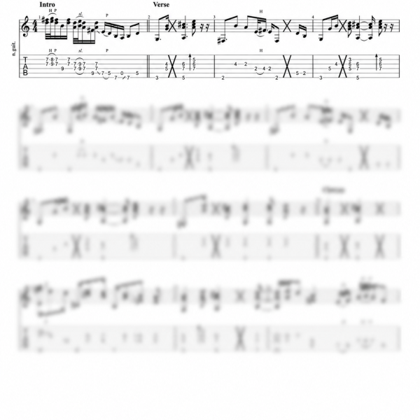 Human Nature Guitar Tabs
