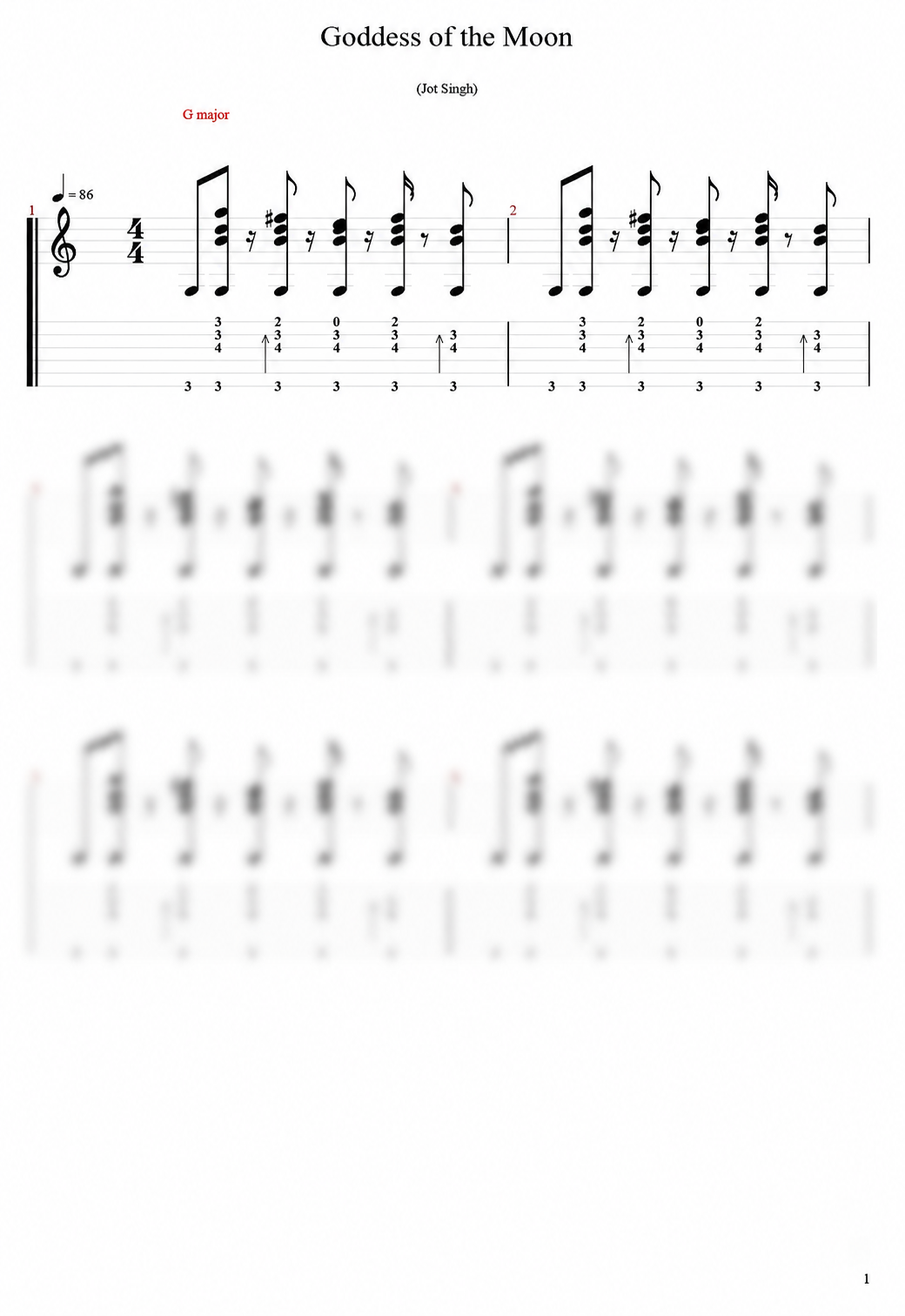 Goddess Of The Moon Guitar Tabs Goddess Of The Moon Guitar Tabs